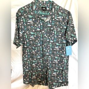 BRAND NEW O’NIEL SURF DAYS MENS DRESS SHIRT WITH TAGS (Modern Fit) SIZE (XL)